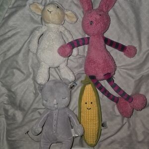 Pink Bunny Plush Toy for Kids - Soft Cuddly Stuffed Animal Lot